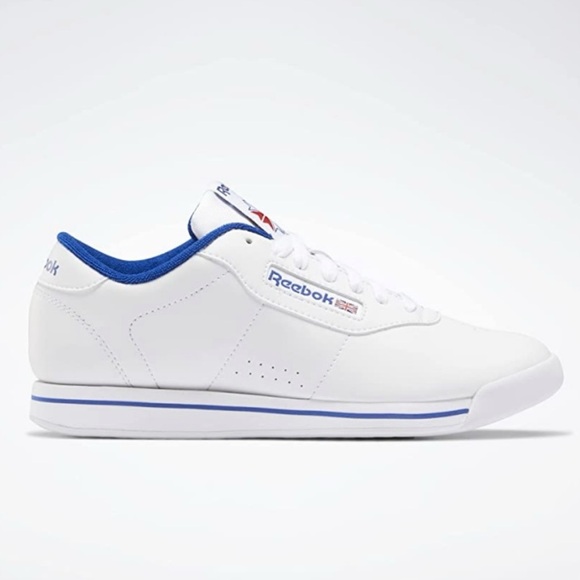 Classic Reebok Princess Sneaker White / Royal
Blue Lace Up Women's 11 / 11.5 GUC - Picture 4 of 14
